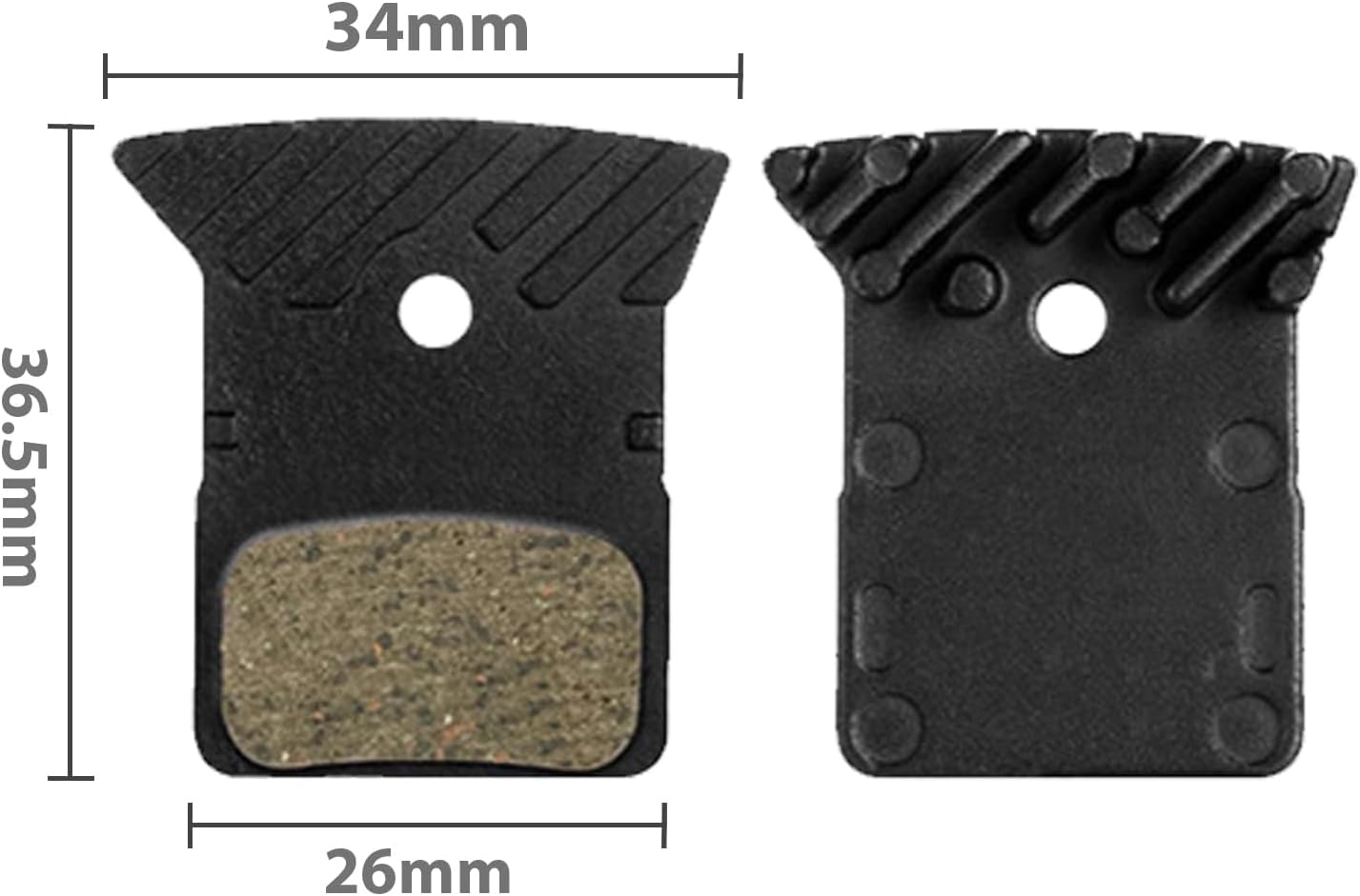 Bike Disc Brake Pads Cooling Fin Spring Set Wear Resistant PJ0224 B0DT47DNQY