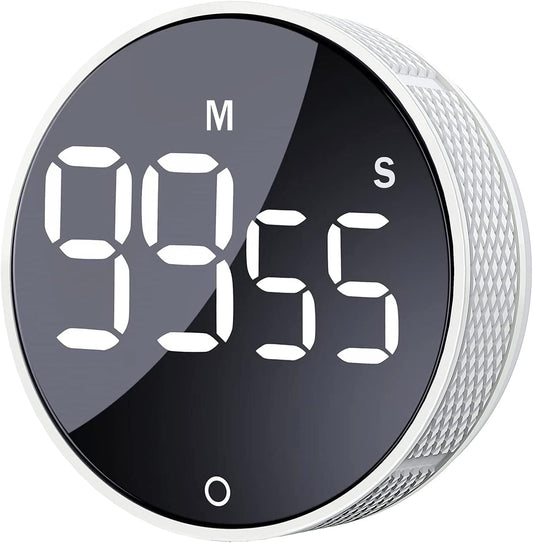 AVINIA LED Visual Kitchen Timer – Large Display, Magnetic, Loud Alarm