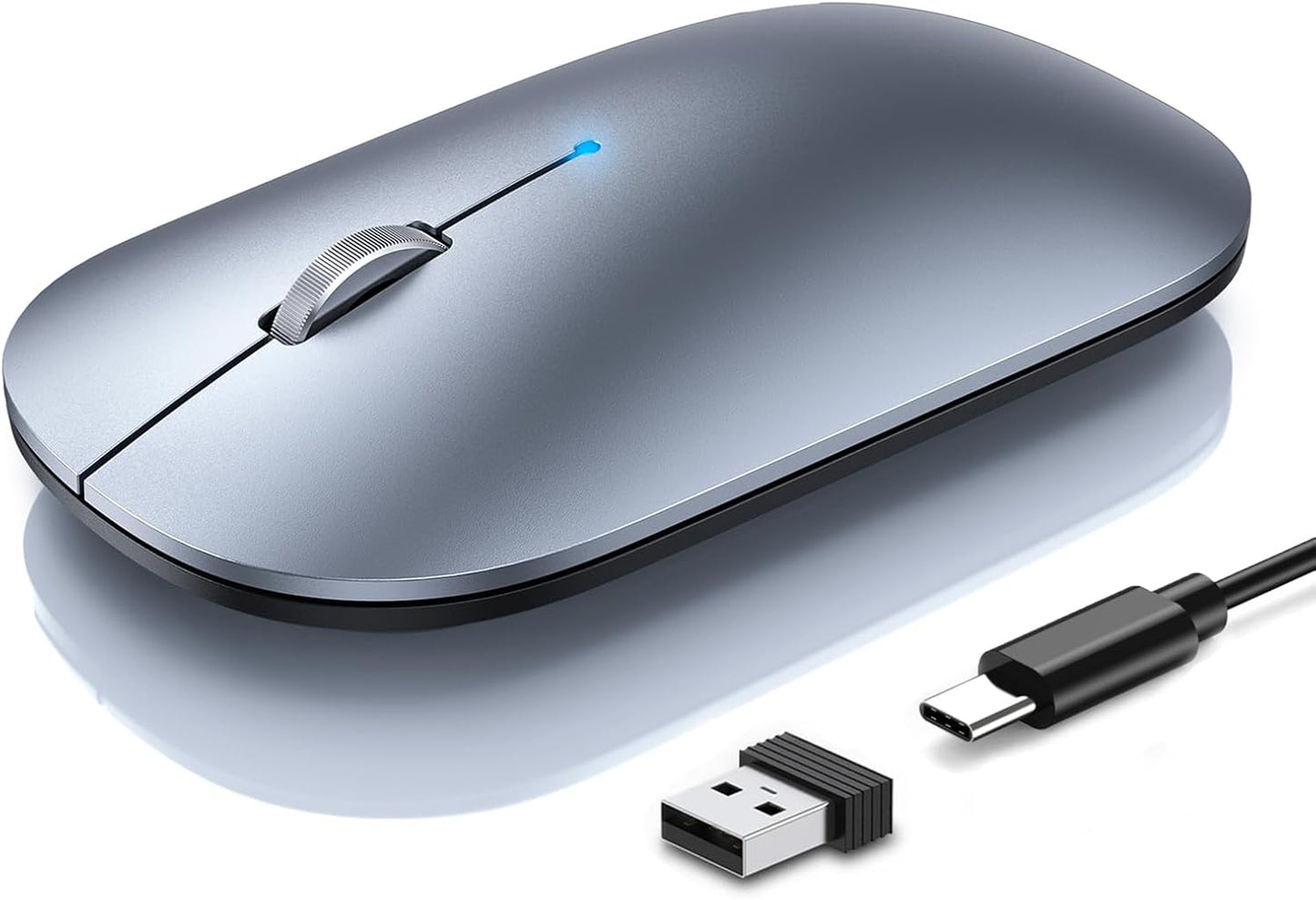 Wireless Mouse Bluetooth 5.0 3.0 2.4G Rechargeable Adjustable DPI