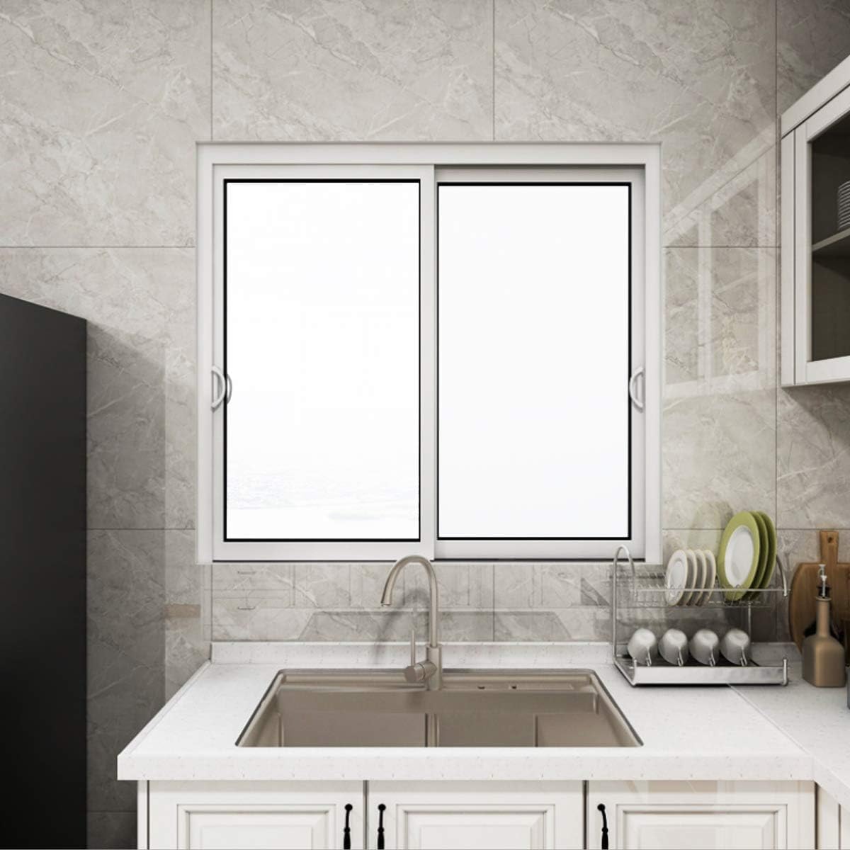 FILMGOO Blackout Window Film 90x400cm 100% Light Block Privacy