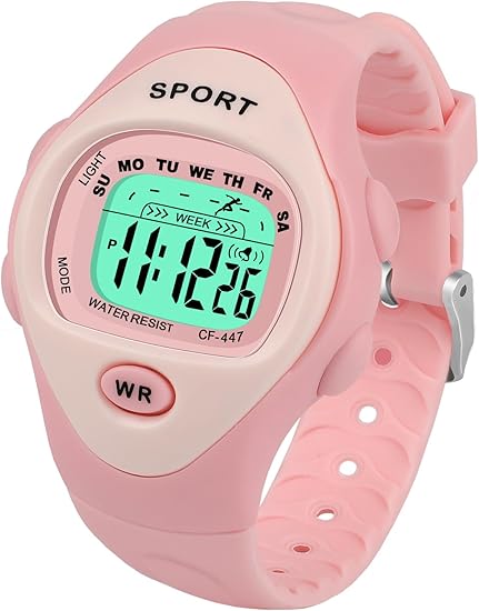 SOCICO Kids Digital Watch Waterproof LED Alarm Stopwatch
