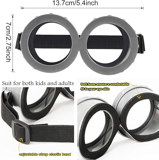 TANTAKO Halloween Cosplay Goggles Costume Accessory Steampunk Style