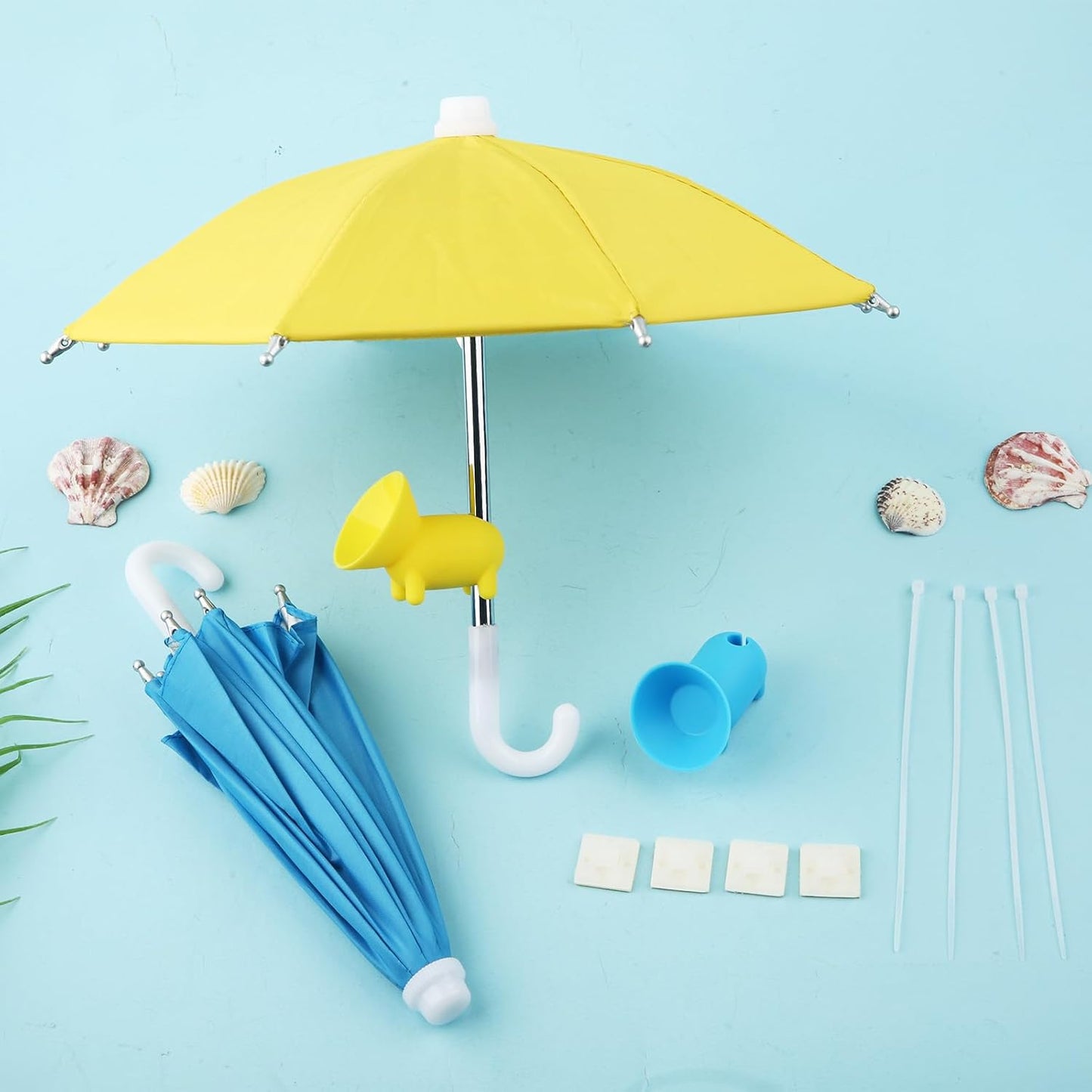 2x Phone Sun Shade Umbrella Anti-Glare Screen Protector Stand
