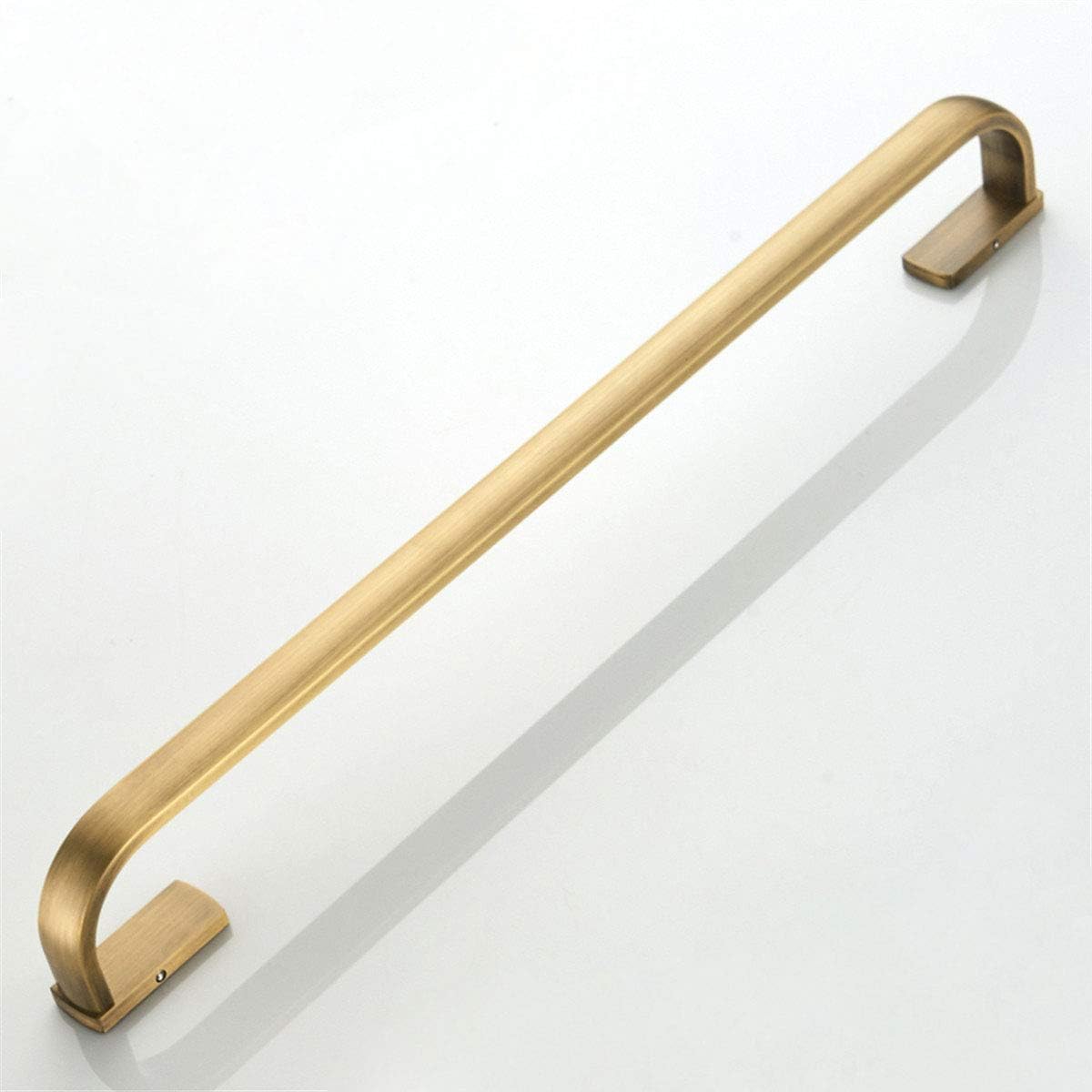 Premium Flybath Brushed Brass Towel Rail Bar 57cm Antique