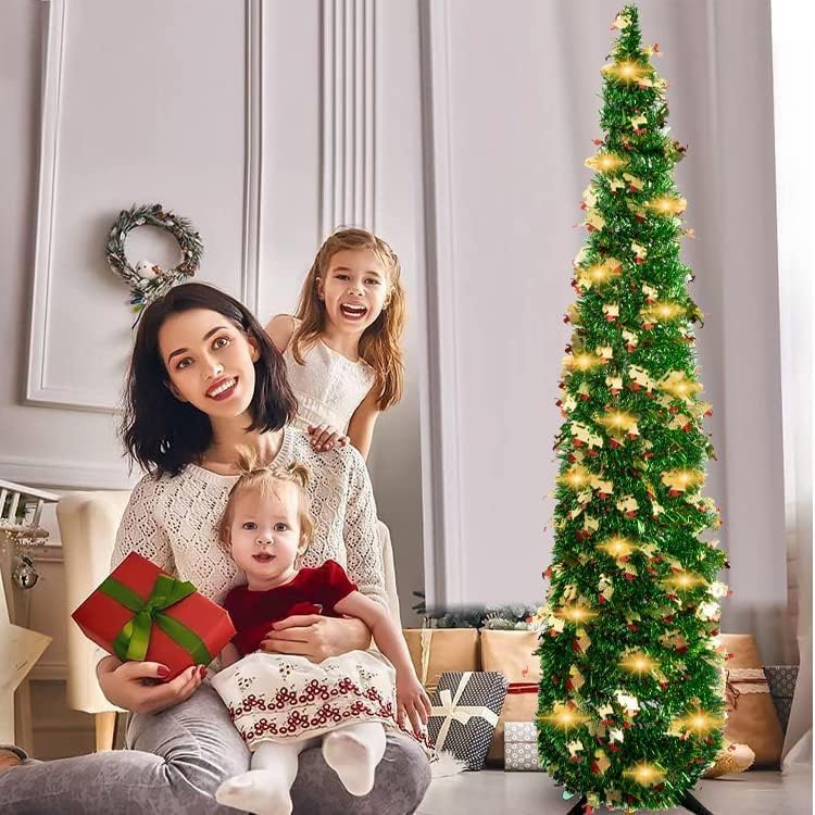 5ft Collapsible Artificial Christmas Tree – Easy Pop-Up Holiday Decor
