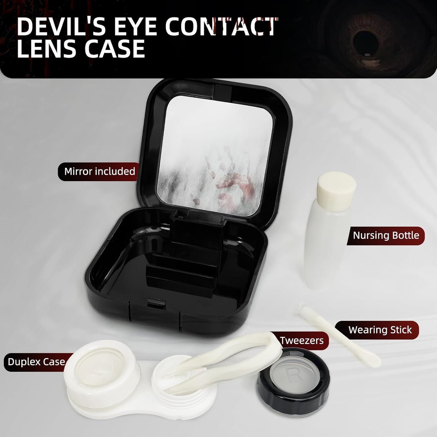 UpaClaire Contact Lens Removal Tool Silicone Suction Plunger