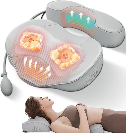 Premium Shiatsu Neck & Back Massager Cushion with Heat – Home Office Wellness