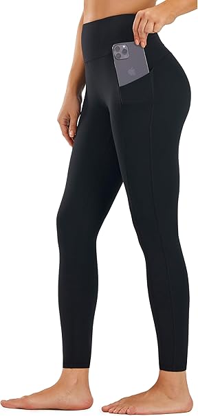 PERSIT Gym Leggings Women High Waisted Buttery Soft Yoga Pants Pockets