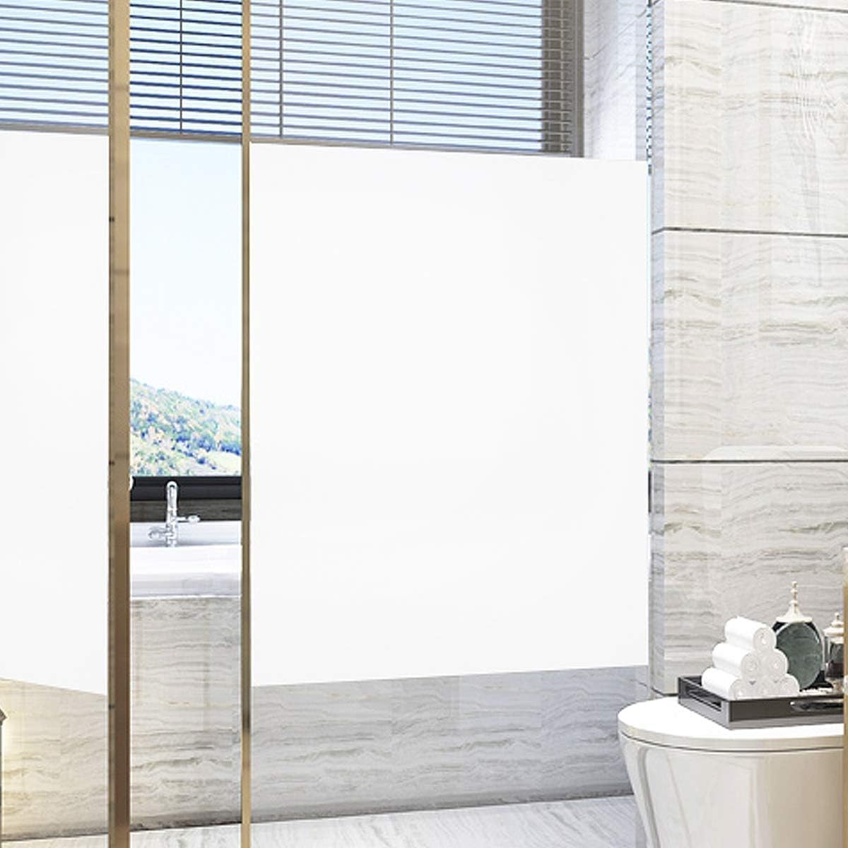 FILMGOO Blackout Window Film 90x400cm 100% Light Block Privacy