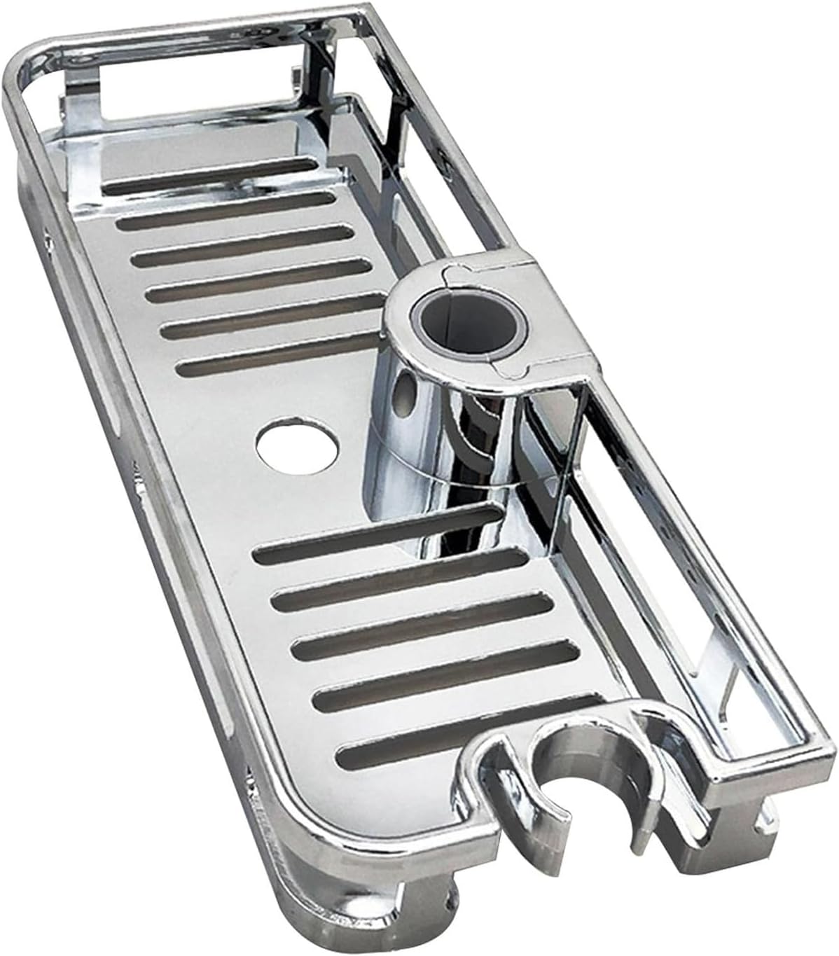 Ragyzity No Drill Hanging Shower Shelf Adjustable Bathroom Organiser