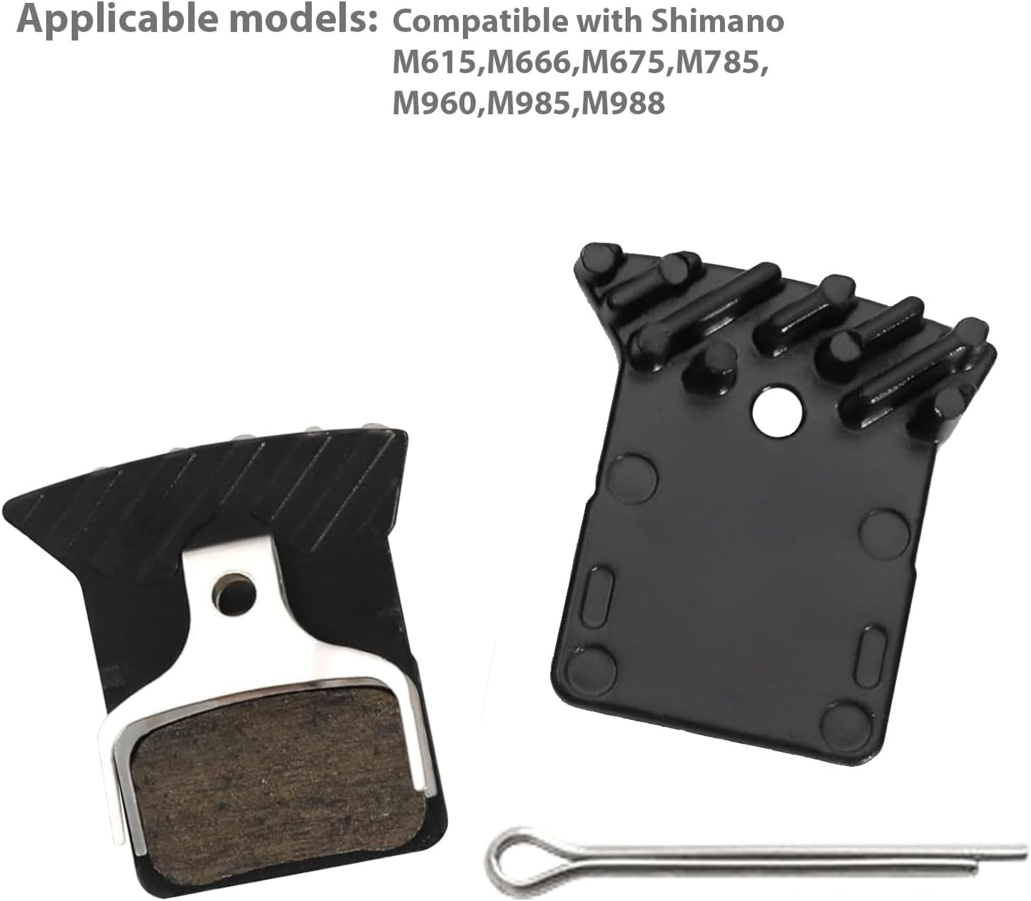 Bike Disc Brake Pads Cooling Fin Spring Set Wear Resistant PJ0224 B0DT47DNQY