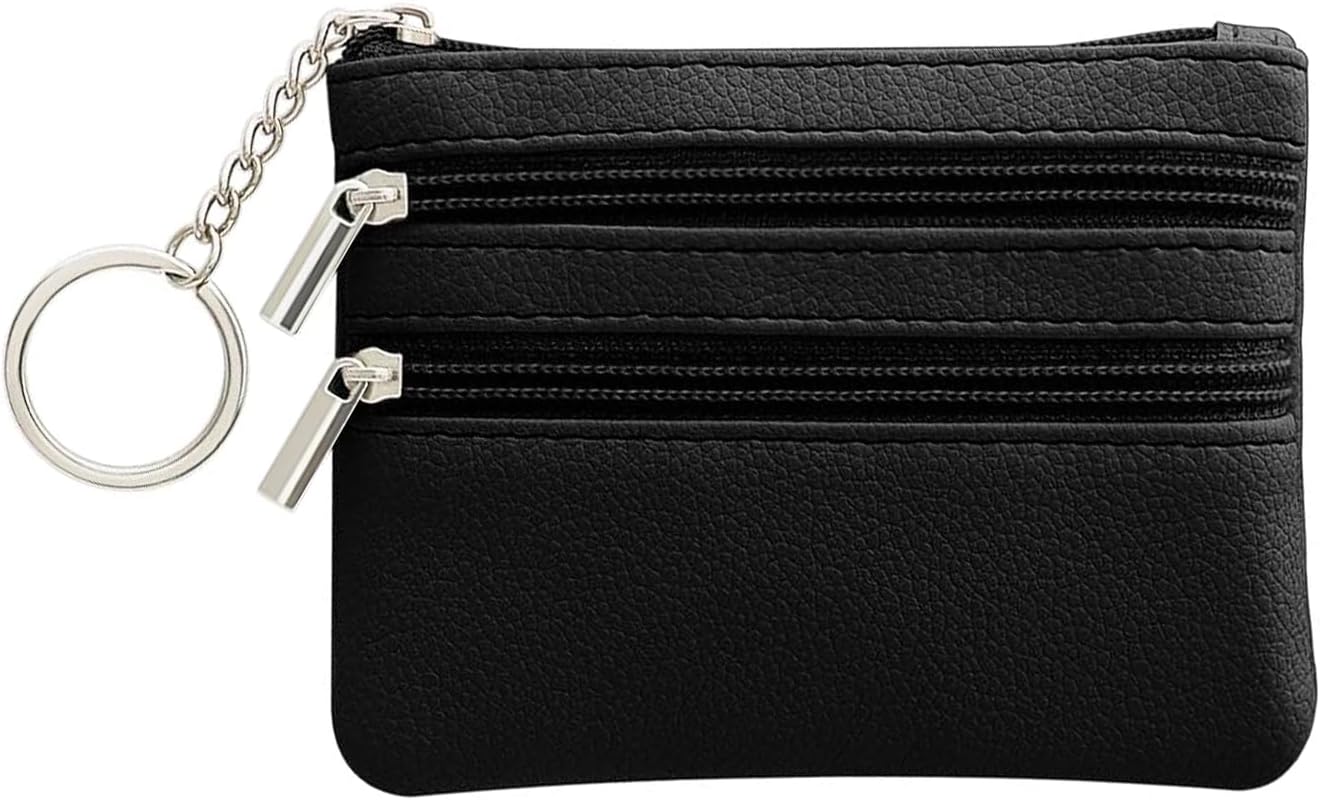 Small Leather Women’s Wallet Mini Coin Purse Card Holder Compact Pouch