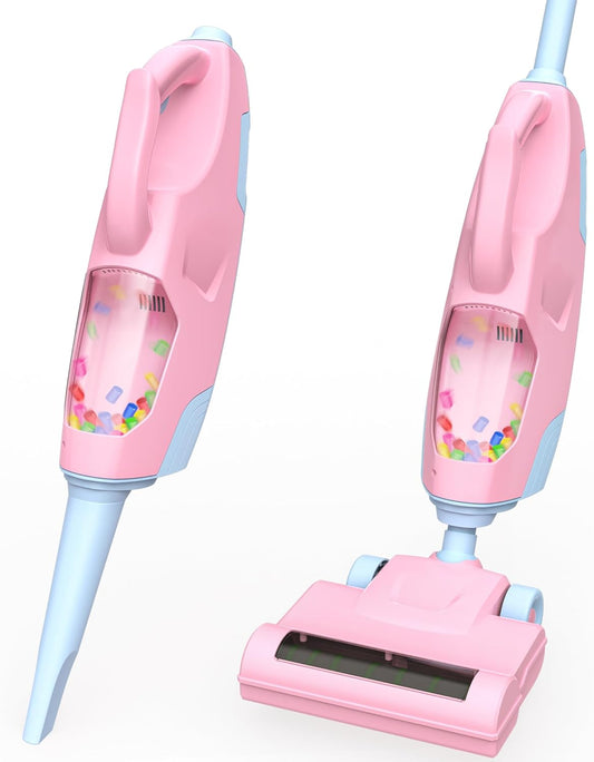 Toy Choi Kids Cordless Vacuum Toy with Sound & Ball Popping – Pretend Play Hoover