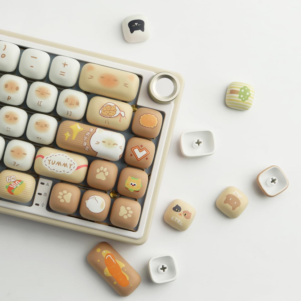 137 Key PBT Keycap Set MOG Profile Dye Sublimation Mechanical Keyboard