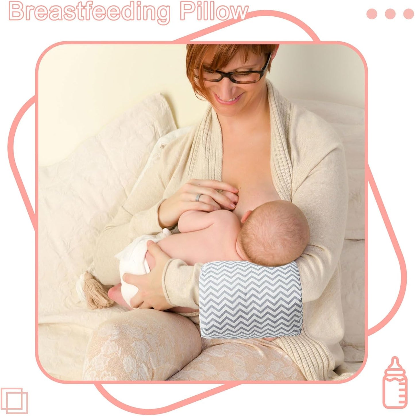 DAWRIS Nursing Pillow B0D1QLWBD4 – Ergonomic Cotton Baby Breastfeeding Cushion UK