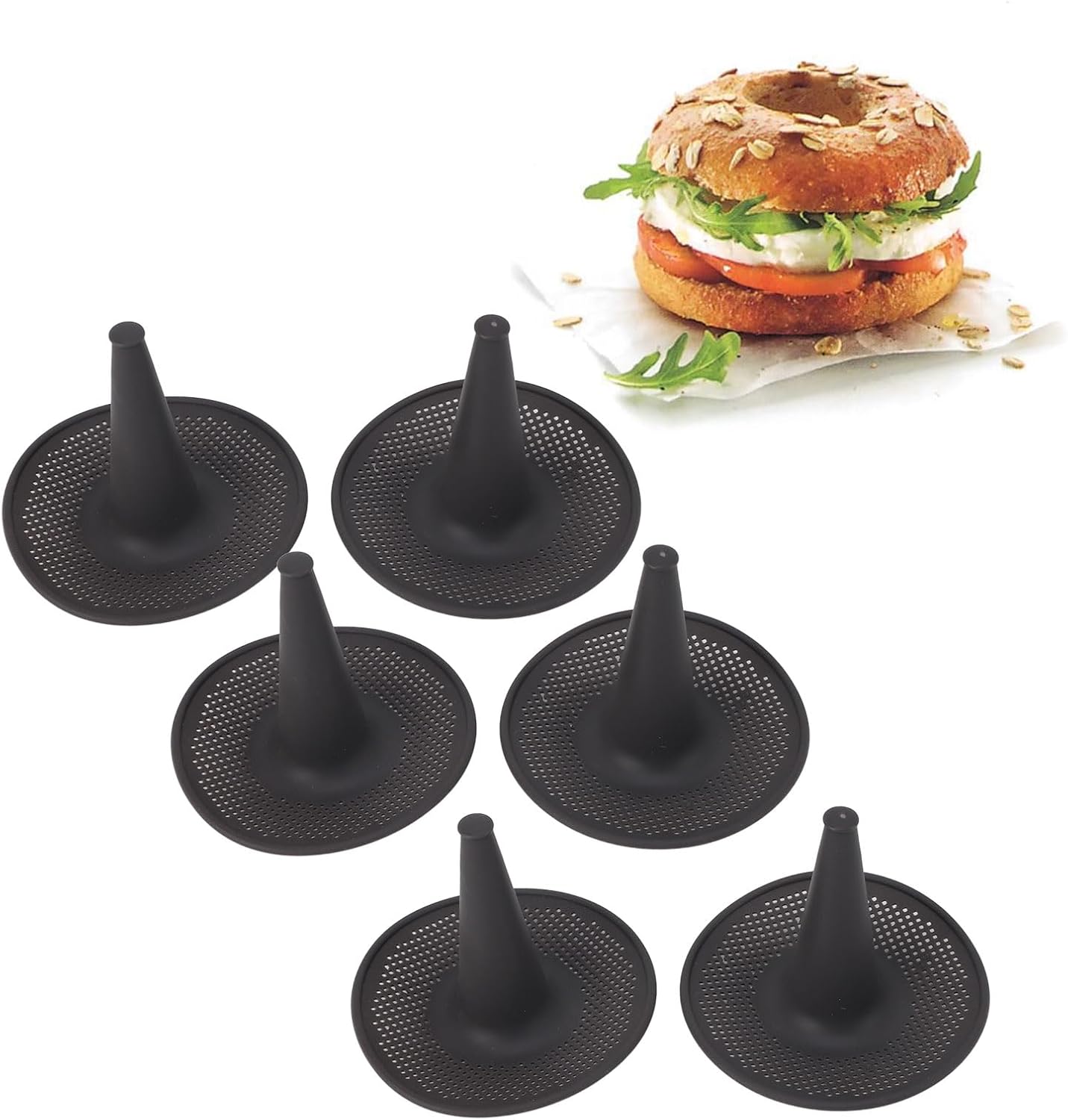 Aoveew Chimney Chiffon Cake Silicone Baking Mould Non Stick