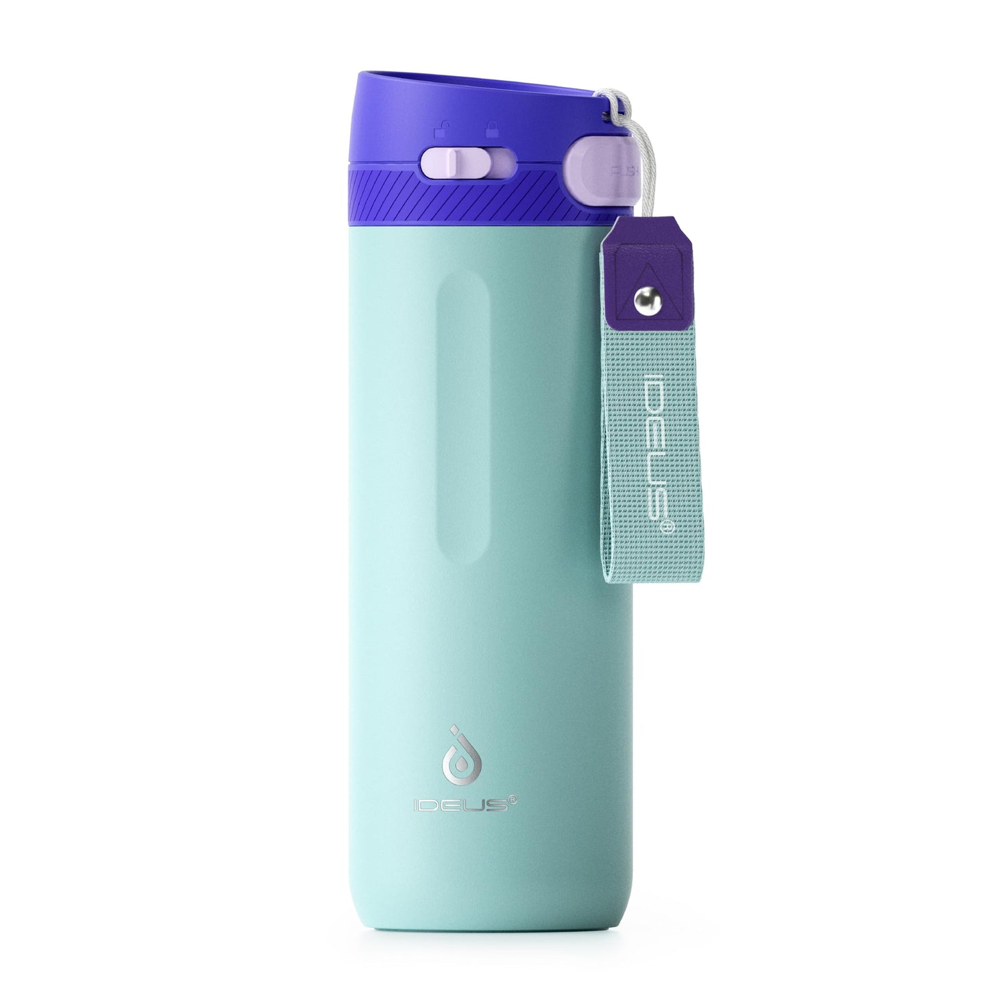 IDEUS 500ml Insulated Stainless Steel Water Bottle Leakproof Sports Flask B0DJW7YFK8