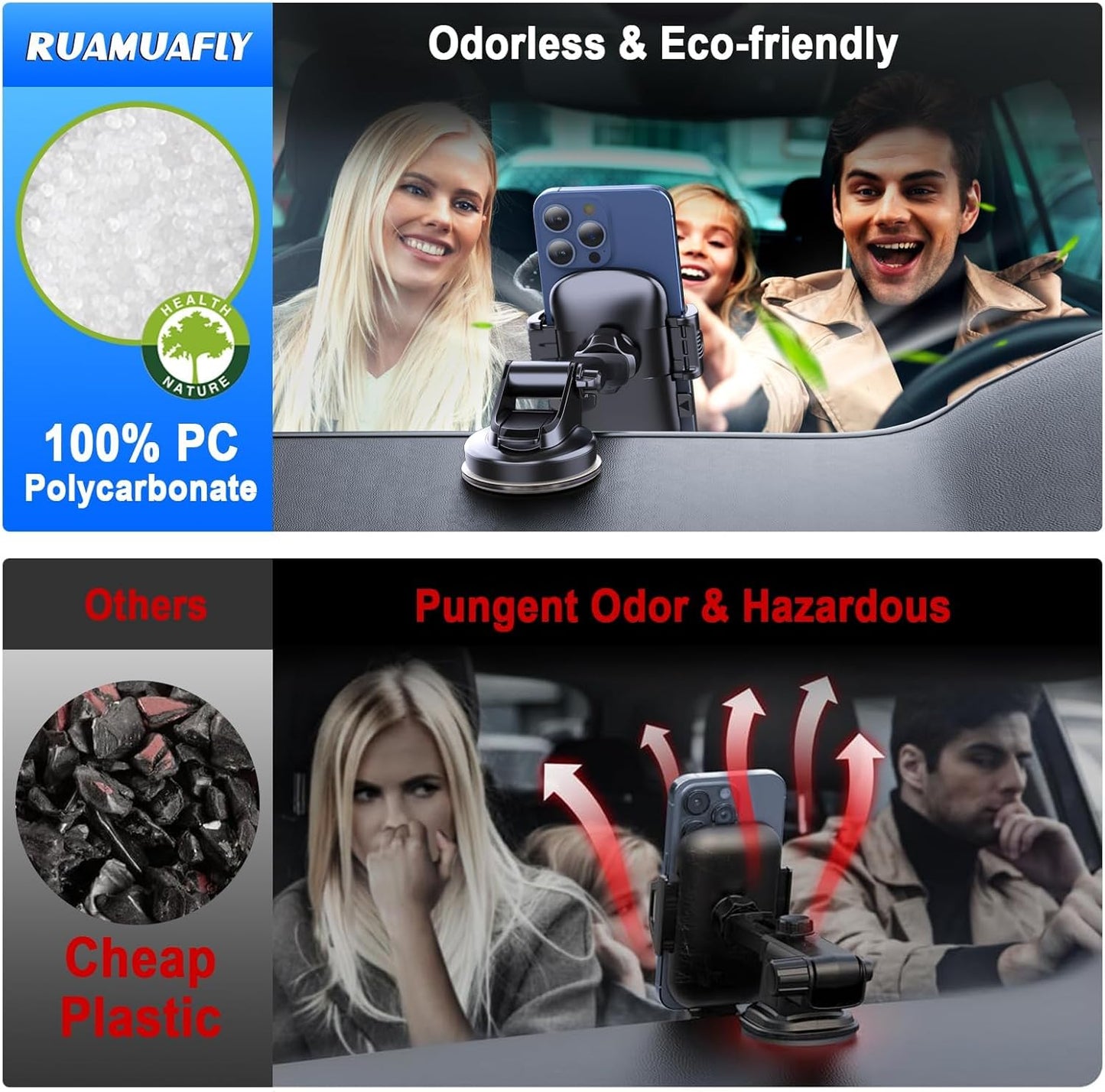Car Phone Holder Windscreen Dashboard Vent Mount Universal Mobile Stand