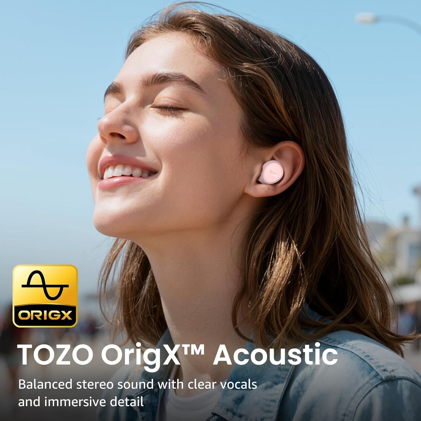 TOZO A1 Mini Wireless Earbuds Bluetooth 5.3 In‑Ear Headphones IPX5 Waterproof