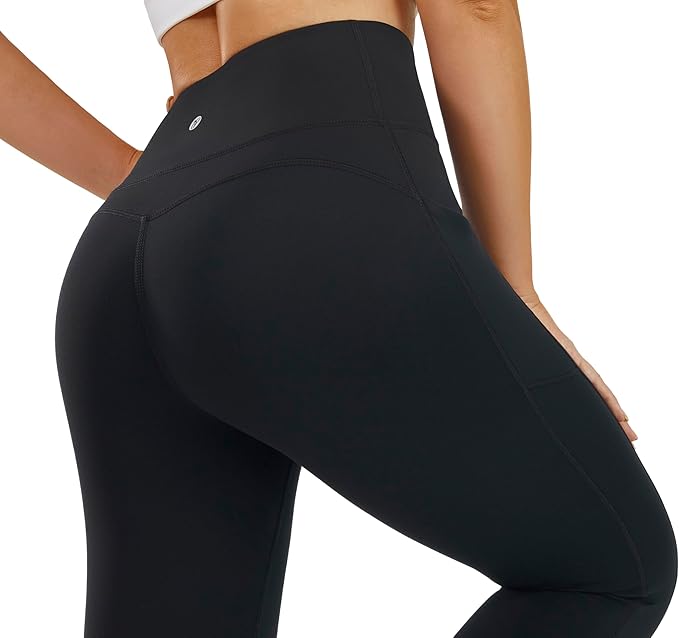 PERSIT Gym Leggings Women High Waisted Buttery Soft Yoga Pants Pockets