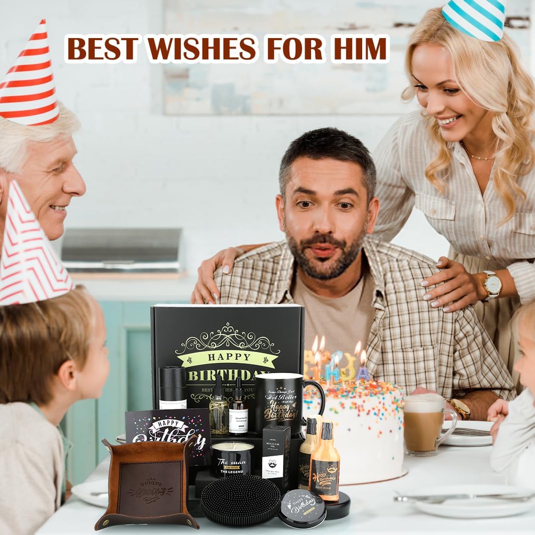 Humorous Men’s Birthday Gift Hamper – Gifts for Dad, Husband, Brother & Friend