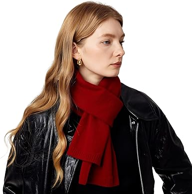Knit Winter Scarf Lightweight Warm Unisex Fashion Solid Colour