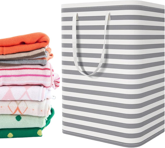 DONGDA 75L Large Collapsible Laundry Basket Waterproof Linen Storage Hamper