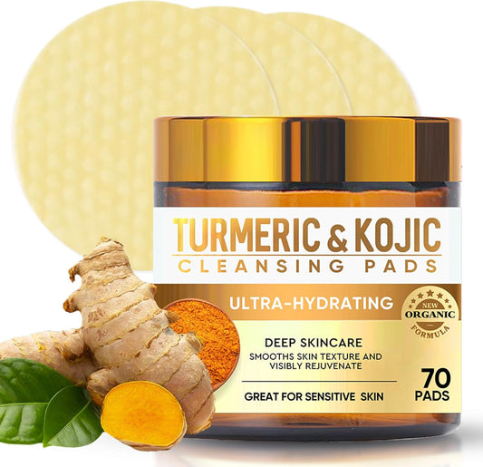 Turmeric Kojic Acid Pads – Brightening Daily Exfoliating Skincare for Radiant Skin