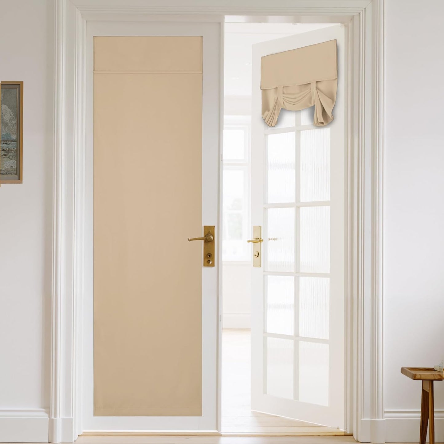 PONY DANCE French Door Blackout Curtain Thermal Insulated Panel