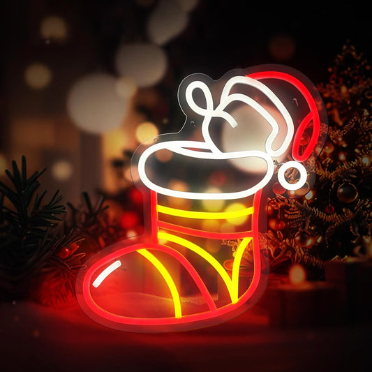 WingFly USB Christmas LED Neon Sign – Festive Indoor Wall Décor, USB Powered