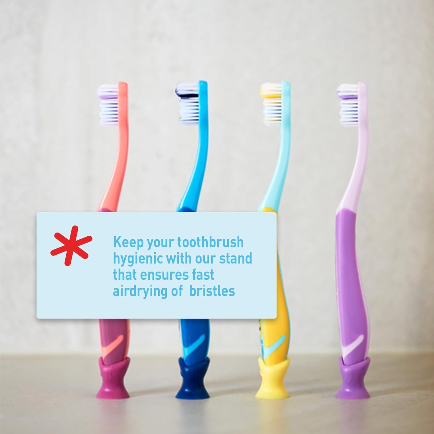 Jordan Step Kids Toothbrush 6-9 Years Soft Bristles Travel Cap Ergonomic Grip