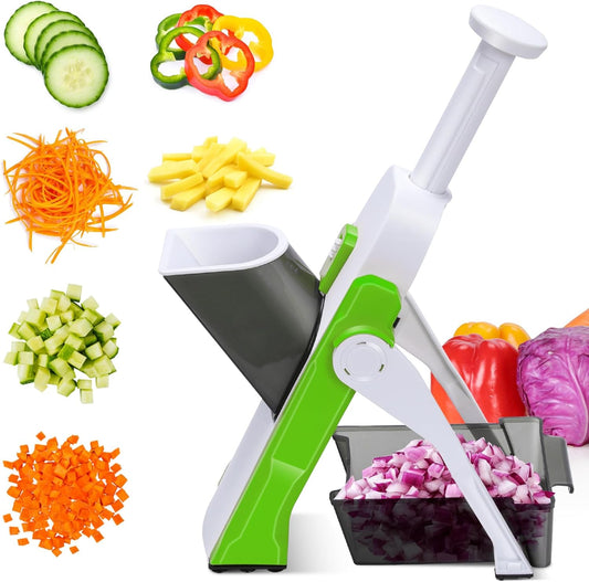 MASTERTOP Adjustable Mandoline Vegetable Slicer – Safe, 4‑Mode Cutter