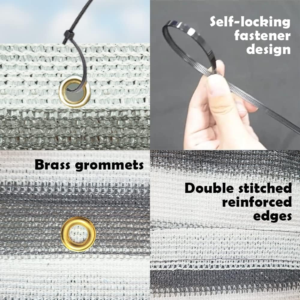 Balcony Privacy Screen Fence Cover UV Weatherproof Windscreen 0.9x6m Black