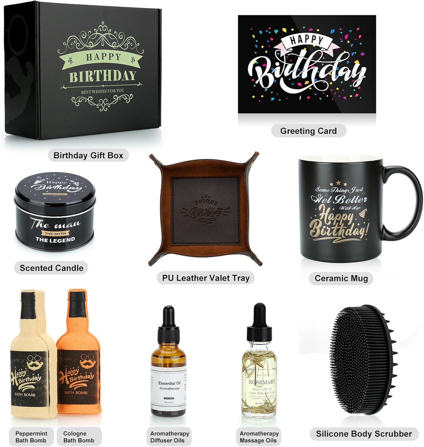 Humorous Men’s Birthday Gift Hamper – Gifts for Dad, Husband, Brother & Friend
