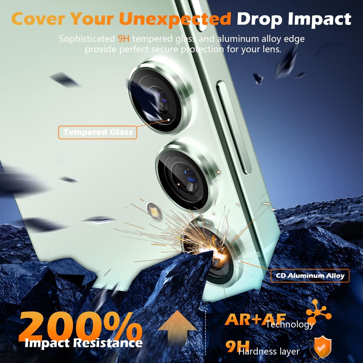 imluckies Camera Lens Protector Anti Scratch Individual Galaxy S25 Camera Lens