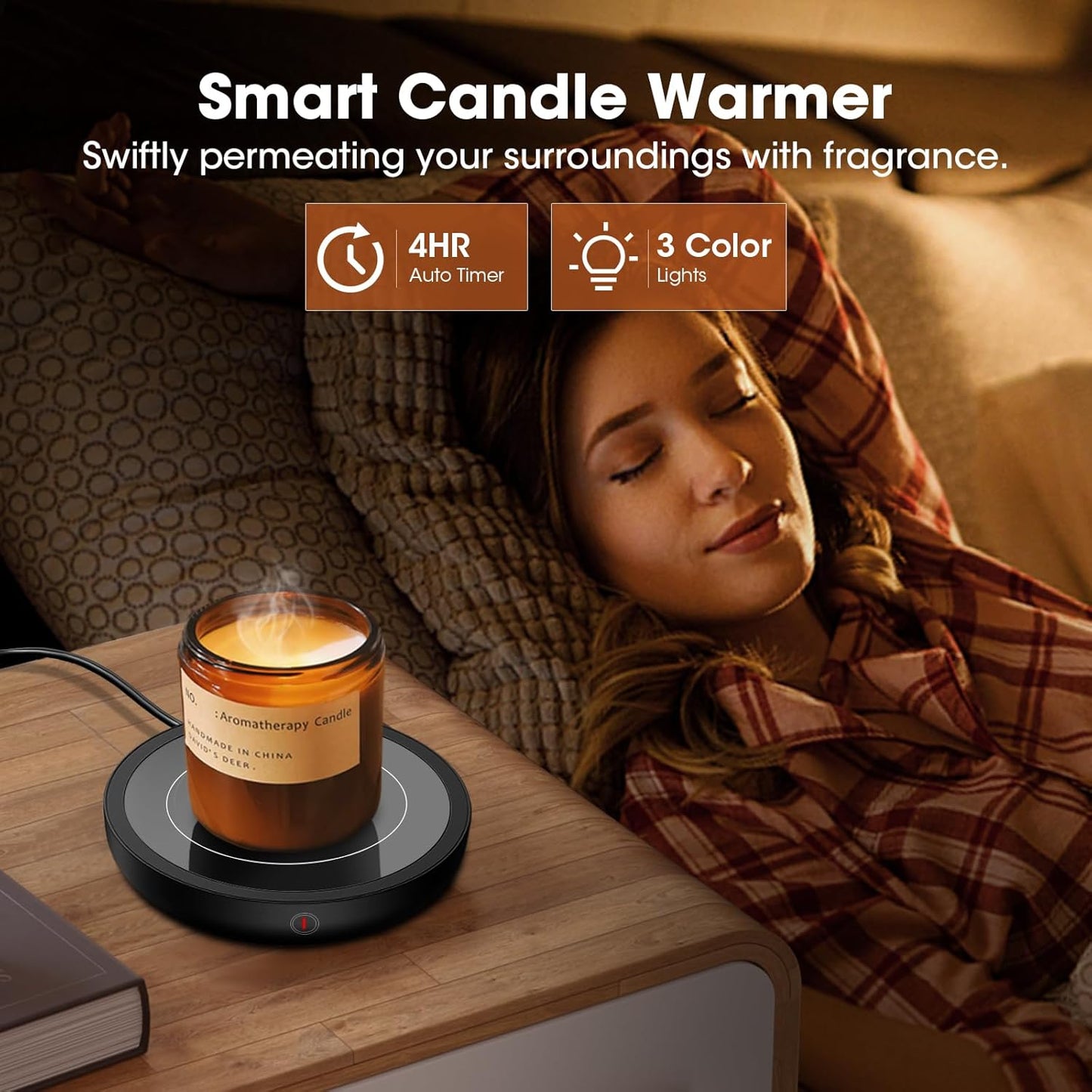Electric Mug Warmer Coffee Cup Heater Desk Temperature Control USB MW401