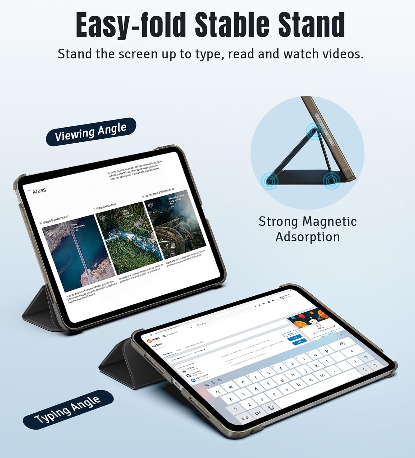 TiMOVO iPad Pro 11 M4 2024 Slim Smart Case Stand Pencil Support B0DDPXSC5K
