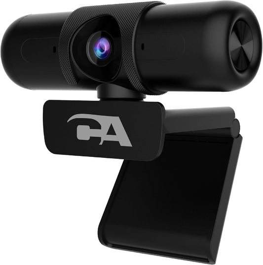Cyber Acoustics 5MP Super HD Webcam WC‑3000 Autofocus, Privacy Shutter, Zoom Cert.