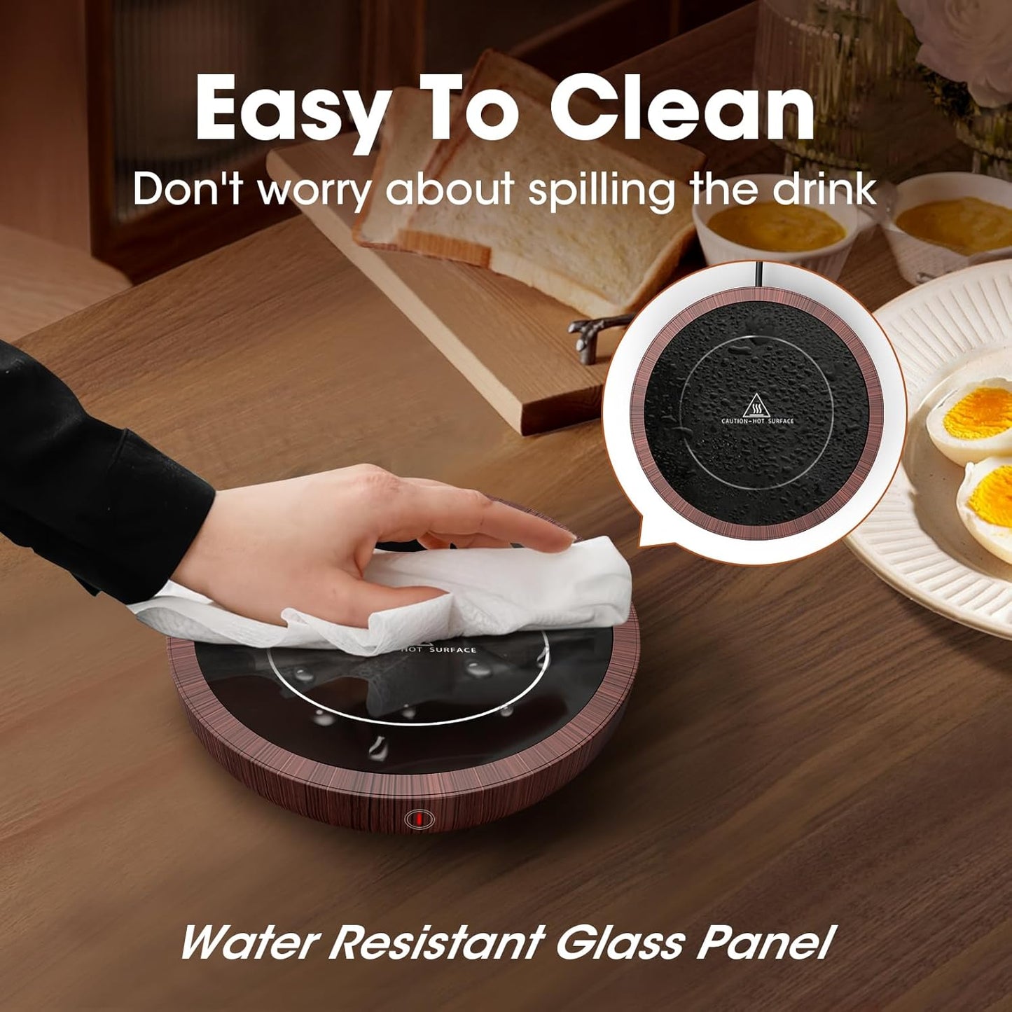 Electric Mug Warmer Coffee Cup Heater Desk Temperature Control USB MW401