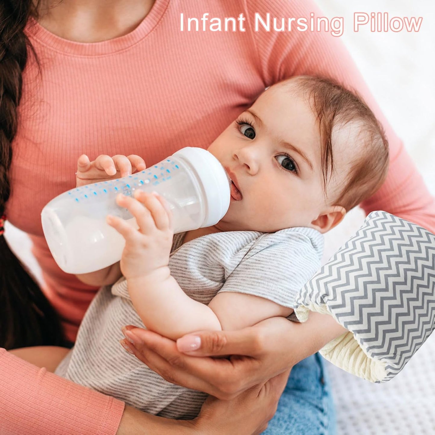 DAWRIS Nursing Pillow B0D1QLWBD4 – Ergonomic Cotton Baby Breastfeeding Cushion UK
