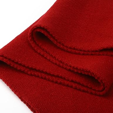 Knit Winter Scarf Lightweight Warm Unisex Fashion Solid Colour