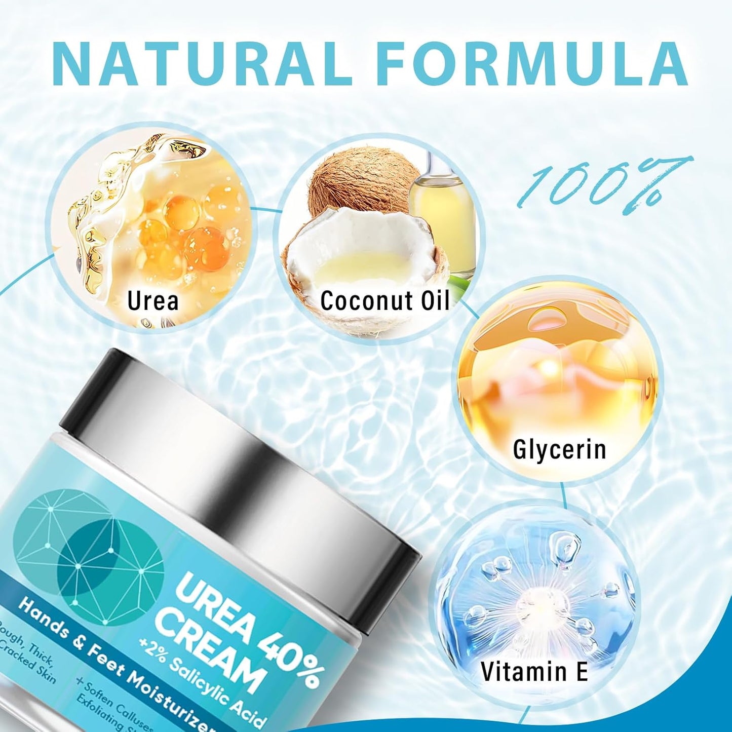40% Urea Cream with Hyaluronic Acid & Aloe Vera – Deep Moisture for Dry Ski