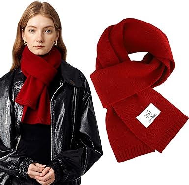 Knit Winter Scarf Lightweight Warm Unisex Fashion Solid Colour