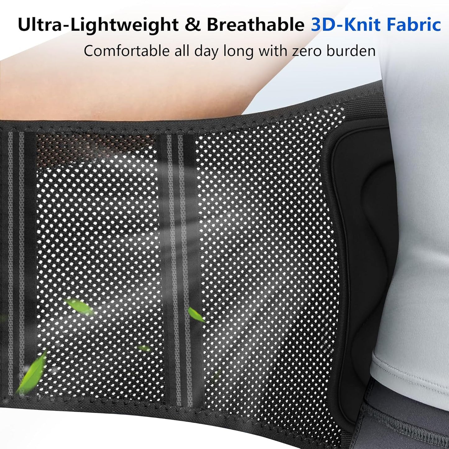 Lower Back Support Belt Pain Relief Brace Adjustable Lumbar Support Medium