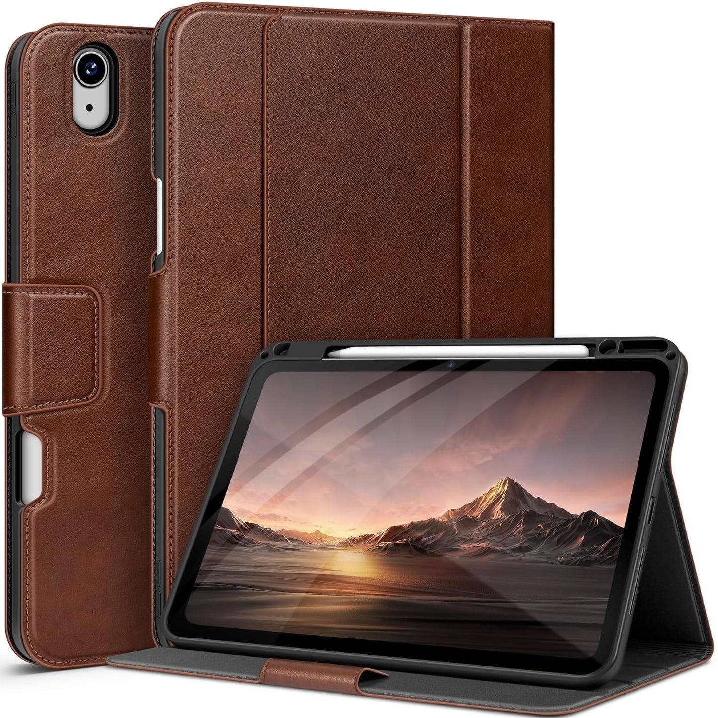iPad Air 13" 2024 M2 Case with Pencil Holder Stand Magnetic Cover