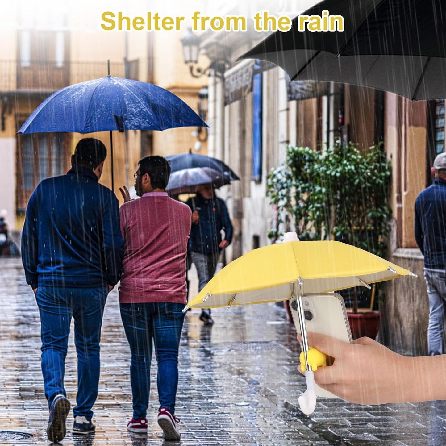 2x Phone Sun Shade Umbrella Anti-Glare Screen Protector Stand