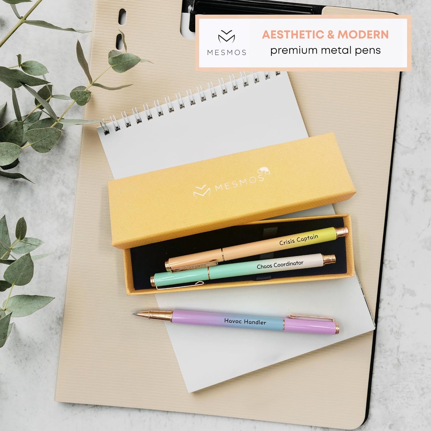 Motivational 3-Pack Gel Ink Pen Set – Chaos Coordinator Office Pens