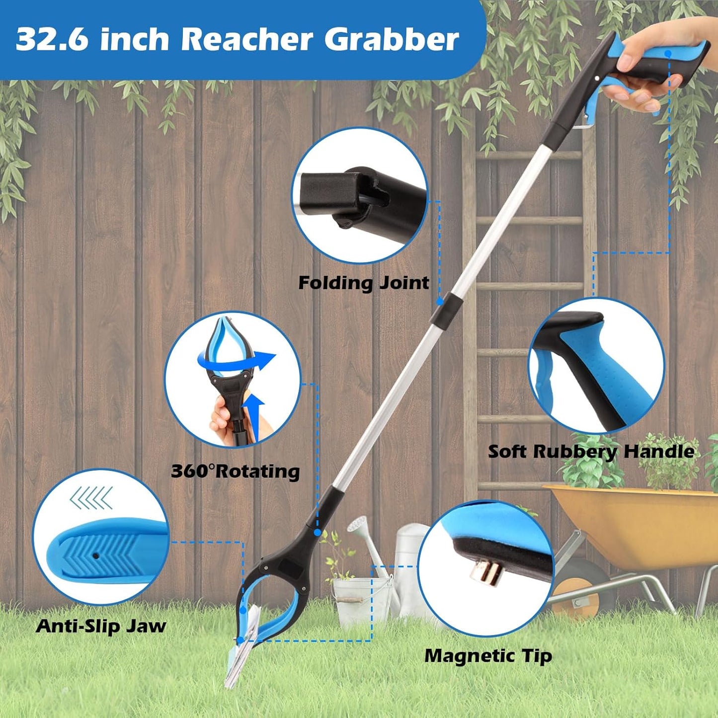 Extendable Shoehorn Long Handle Dressing Aid Sock Helper Mobility Tool