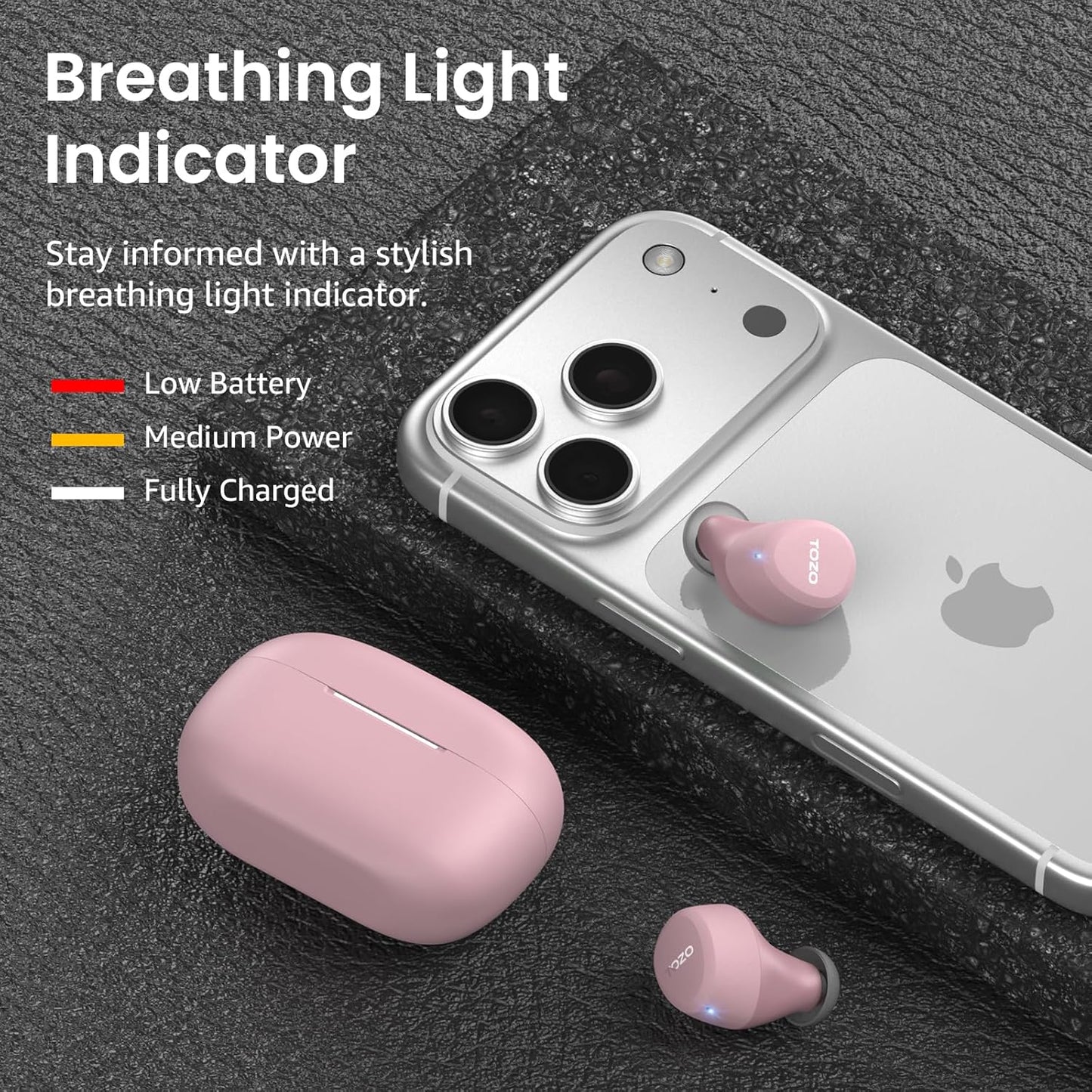 TOZO A1 Mini Wireless Earbuds Bluetooth 5.3 In‑Ear Headphones IPX5 Waterproof