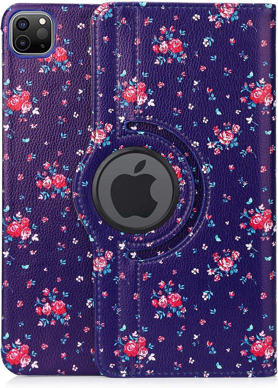 iPad Pro 11 / iPad Air 4 Floral PU Leather Folio Case Stand Cover B0897RYHPD